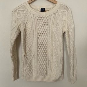 Offwhite Gap cable knit sweater